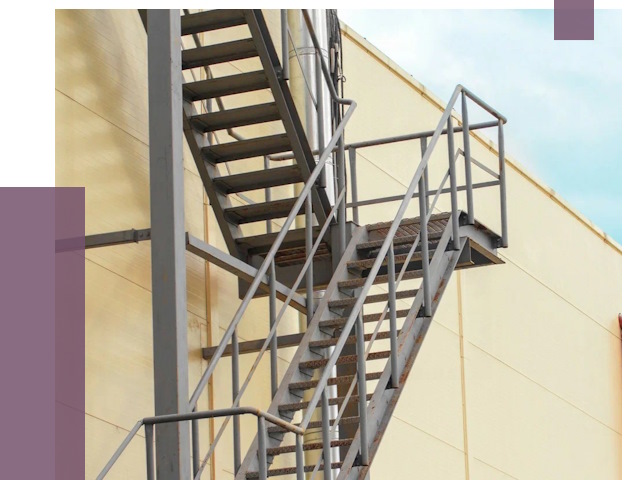 Пожарные лестницы в Еманжелинске от 12325 руб. — монтаж и продажа | ПРОЛЁТ-Мнж