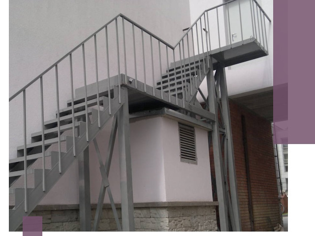 Монтаж пожарных лестниц под ключ в Еманжелинске с гарантией качества