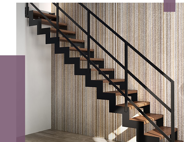 Изготовление металлических лестниц в Еманжелинске от 48787 руб. | ПРОЛЁТ-Мнж