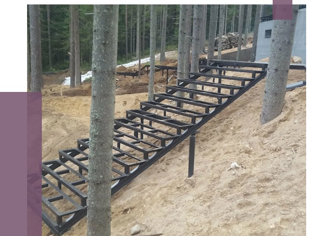 Монтаж металлических лестниц в Еманжелинске от 13609 руб. 