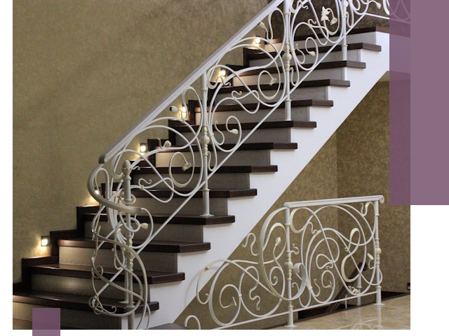 Кованые лестницы под ключ в Еманжелинске — изготовление и монтаж