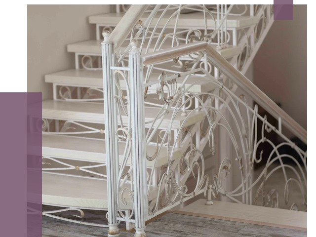 Изготовление кованых лестниц на заказ в Еманжелинске от 87304 руб. | ПРОЛЁТ-Мнж