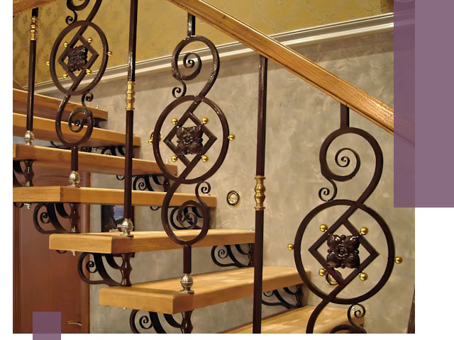 Изготовление кованых лестниц под ключ в Еманжелинске