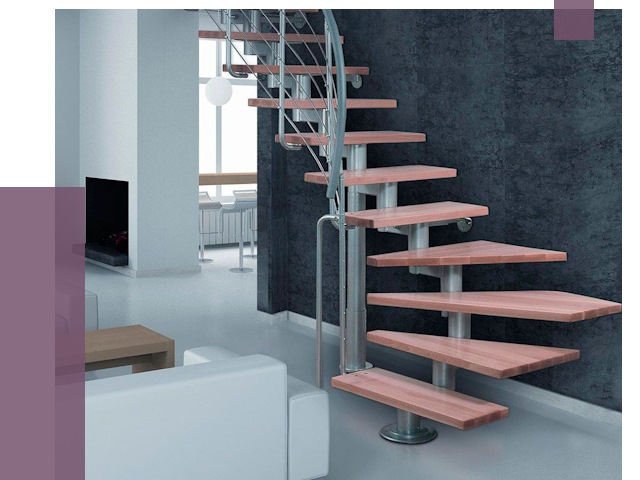 Модульные лестницы в Еманжелинске от 16947 руб. — купить в ПРОЛЁТ-Мнж