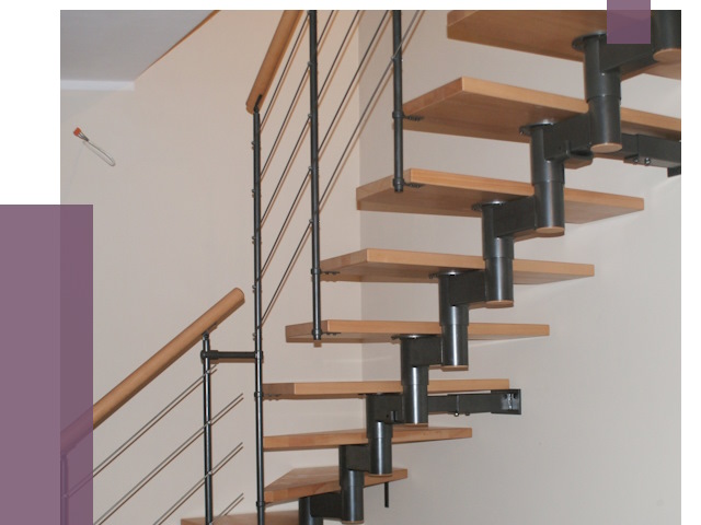 Изготовление модульных лестниц в Еманжелинске от 11555 руб. 