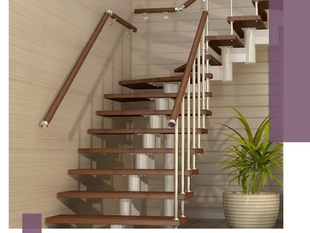 Изготовление модульных лестниц под ключ в Еманжелинске