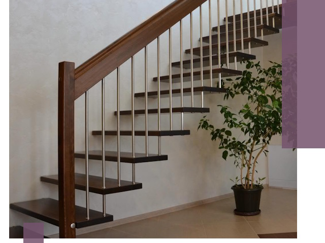 Лестницы на больцах под ключ в Еманжелинске – изготовление и монтаж