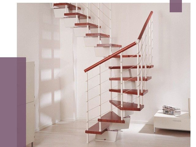 Изготовление лестниц на больцах в Еманжелинске от 9757 руб. | ПРОЛЁТ-Мнж