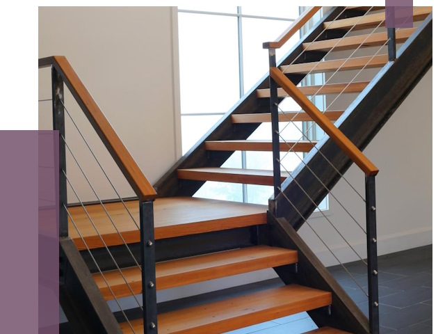 Изготовление лестниц на металлокаркасе в Еманжелинске от 19001 руб. | ПРОЛЁТ-Мнж