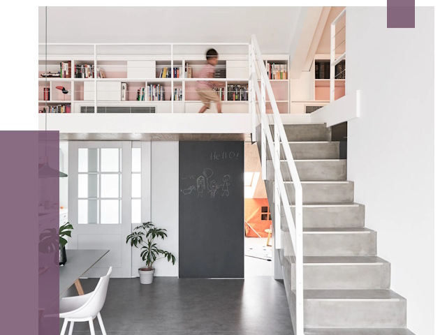 Лестницы для двухуровневой квартиры в Еманжелинске от 177175 руб. | ПРОЛЁТ-Мнж