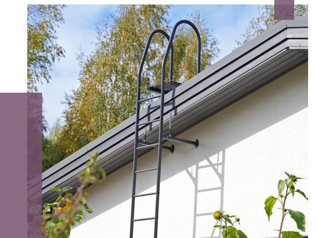 Лестницы на крышу в Еманжелинске от 19207 руб. — монтаж и монтаж ПРОЛЁТ-Мнж