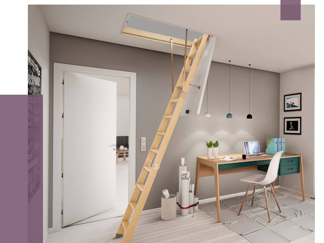 Чердачные лестницы в Еманжелинске — от 14636 руб. | ПРОЛЁТ-Мнж