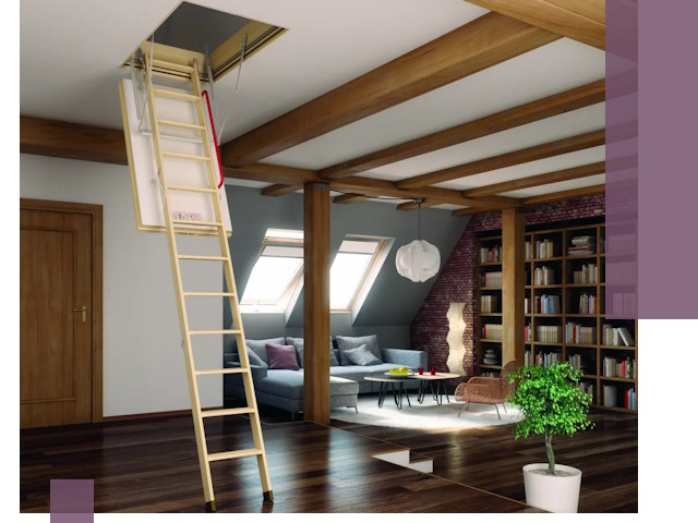 Чердачные лестницы под ключ в Еманжелинске: изготовление и монтаж