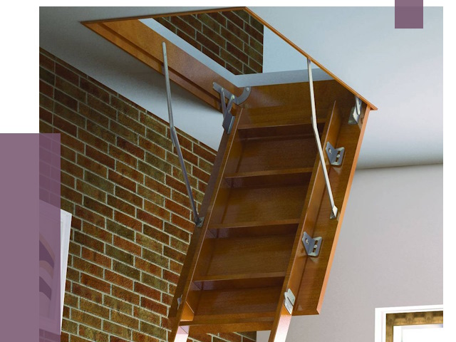 Установка чердачной лестницы в Еманжелинске от 7857 руб. | ПРОЛЁТ-Мнж