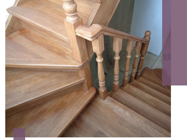 Дубовые лестницы под ключ в Еманжелинске: изготовление и монтаж