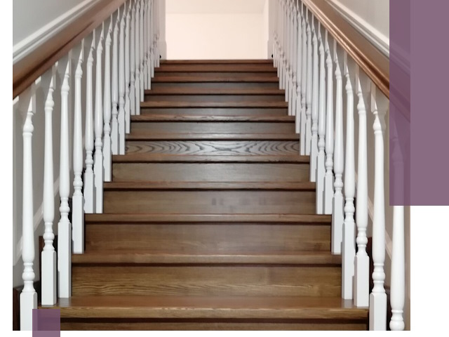 Лестницы из ясеня на заказ в Еманжелинске — изготовление и монтаж