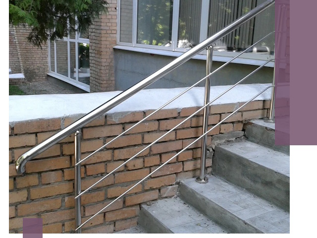 Перила из нержавеющей стали высокого качества в Еманжелинске