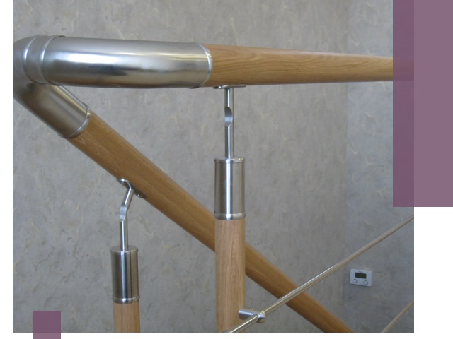 Комбинированные перила на заказ в Еманжелинске — монтаж и производство