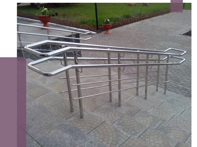 Перила для инвалидов в Еманжелинске от 7621 руб. под ключ | ПРОЛЁТ-Мнж