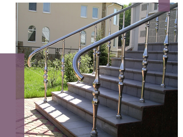 Перила для крыльца в Еманжелинске от 10785 руб. — монтаж ПРОЛЁТ-Мнж