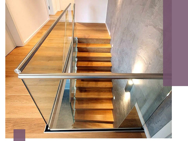 Перила для лестницы в доме — изготовление и монтаж в Еманжелинске