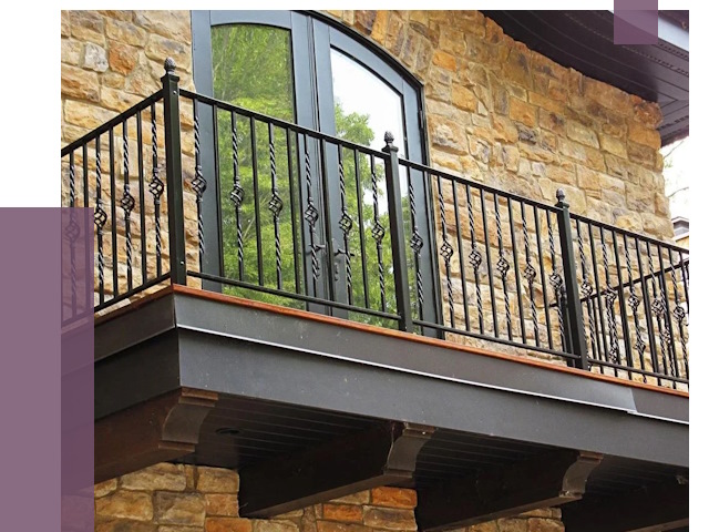 Балконные ограждения в Еманжелинске от 8063 руб. — купить | ПРОЛЁТ-Мнж