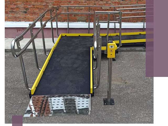 Изготовление наклонных пандусов для инвалидов в Еманжелинске