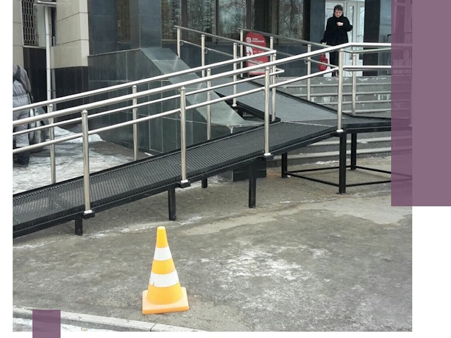 Стационарные пандусы под ключ в Еманжелинске — изготовление и монтаж