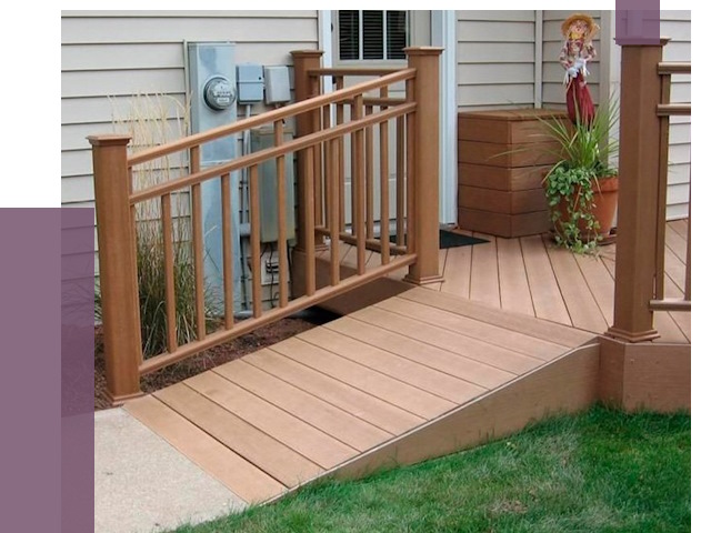 Пандус на крыльцо в Еманжелинске под ключ от 7806 руб.