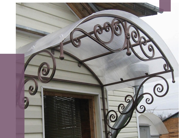 Изготовление козырьков в Еманжелинске от 7395 руб. — заказать | ПРОЛЁТ-Мнж