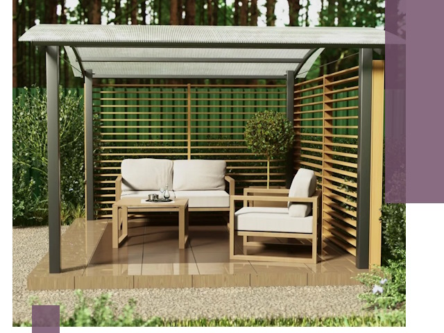 Навесы для дачи в Еманжелинске: изготовление, монтаж и демонтаж