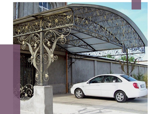 Кованые навесы в Еманжелинске от 14636 руб. | ПРОЛЁТ-Мнж