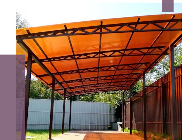 Односкатные навесы под ключ в Еманжелинске от 13198 руб. 