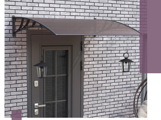 Недорогие козырьки и навесы под ключ в Еманжелинске