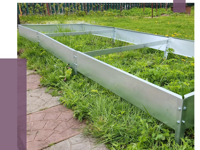 Металлические бордюры для грядок в Еманжелинске от 1797 руб. 