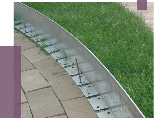 Металлические бордюры для тротуаров в Еманжелинске от 8730 руб.