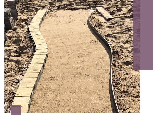 Металлические бордюры для тротуаров в Еманжелинске — прочные и долговечные