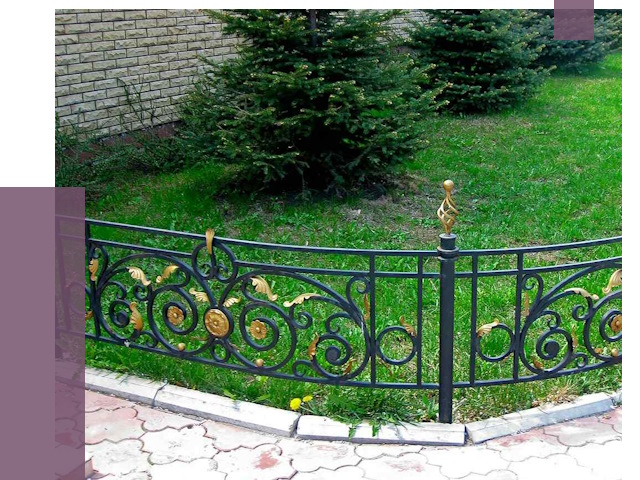 Кованые газонные ограждения в Еманжелинске от 7652 руб. — ПРОЛЁТ-Мнж