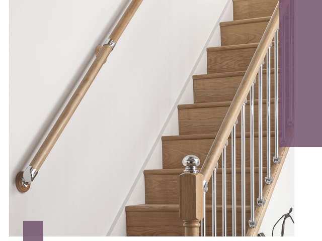 Пристенные поручни из стали и нержавейки под монтаж в Еманжелинске