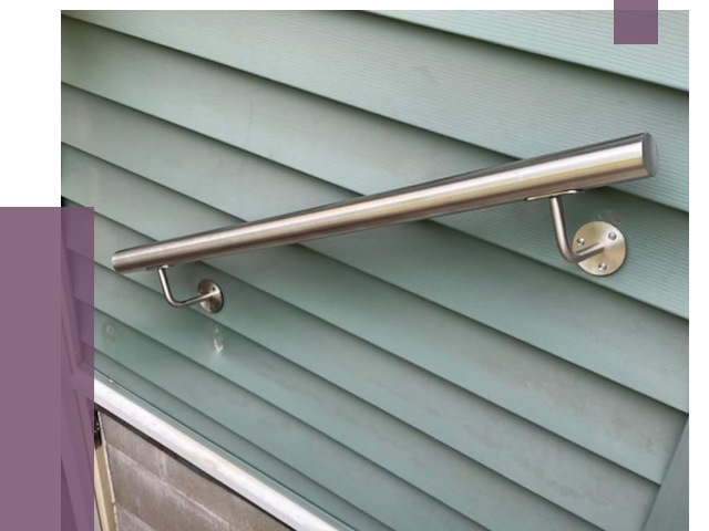 Поручни из нержавеющей стали в Еманжелинске от 7703 руб.  | ПРОЛЁТ-Мнж